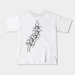 Centipede lady Kids T-Shirt
